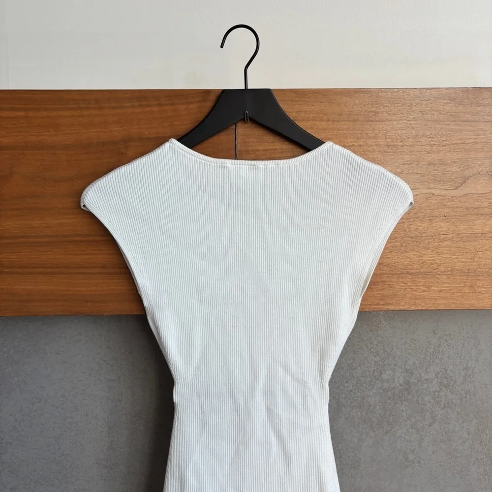 Wilfred Cut-out Knit Mini Dress, Size XS